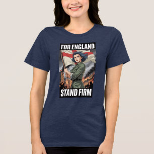 Amelia England UK Patriotic St George Flag Shirt
