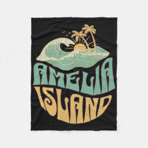 Amelia Island _4 Fleece Blanket