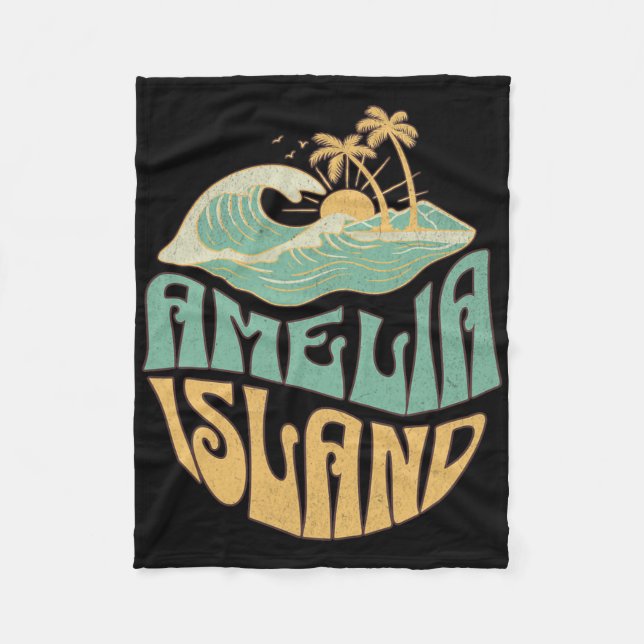 Amelia Island _4  Fleece Blanket (Front)