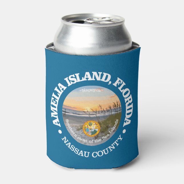 Amelia Island (C) Can Cooler (Can Front)