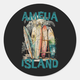 Amelia Island Florida  Classic Round Sticker