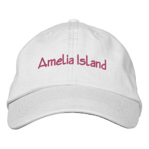 Amelia Island Florida Embroidered Hat