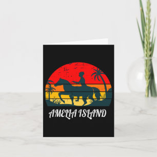 Amelia Island Florida Horseback Riding Card