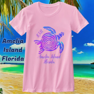 Amelia Island Florida Sea Turtle T-Shirt
