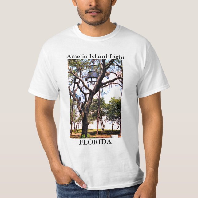 Amelia Island Light, Florida T-Shirt (Front)