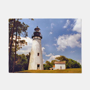 Amelia Island Lighthouse, Florida Door Mat