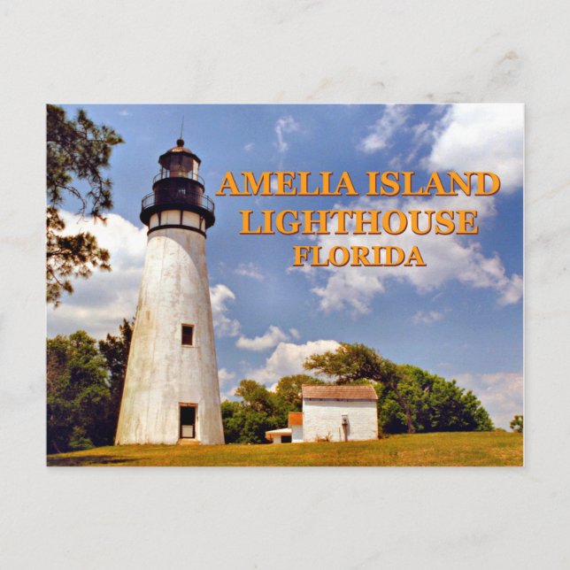 Amelia Island Lighthouse, Florida Postcard (Front)