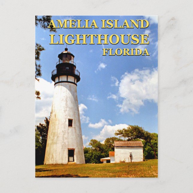 Amelia Island Lighthouse, Florida Postcard (Front)