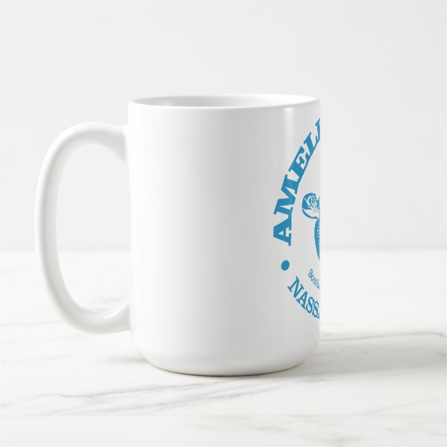 Amelia Island (sea turtle) Coffee Mug (Left)
