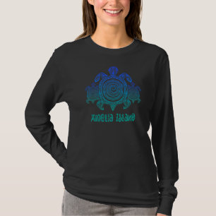 Amelia Island Sea Turtles Scuba Diving Summer Vaca T-Shirt
