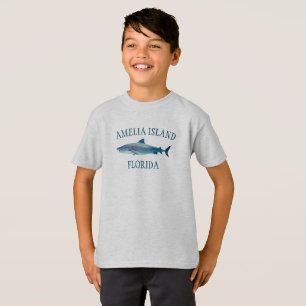Amelia Island Shark Kid T-Shirt