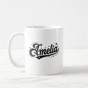 Amelia name first last family coffee mug