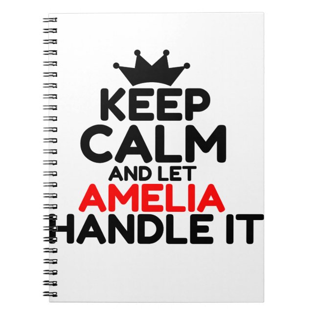 AMELIA NOTEBOOK (Front)