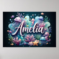 Amelia Ocean Nursery Underwater Sea Animals