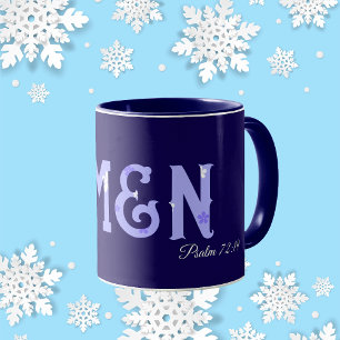 Amen Bible Verse Modern Typography Personalized Mug