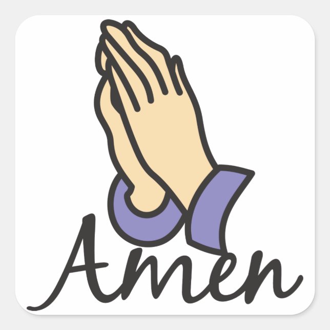 Amen Square Sticker (Front)