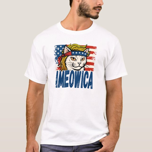 Ameowica Cat T-Shirt (Front)