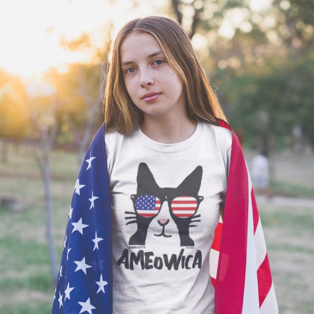 AMEOWICA tuxedo Cat T-shirts, girls ladies T-Shirt (Creator Uploaded)
