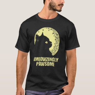 Ameowzingly Awesome Cat Mum Motivational Quote Cat T-Shirt