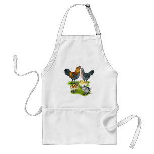 Ameraucana Chicken Family Standard Apron