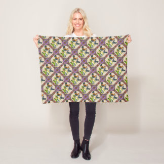 Ameraucana Family Framed Fleece Blanket