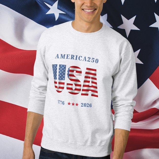 AMERICA250 1776-2026 Celebration Mens Sweatshirt (AMERICA250 1776-2026 Celebration Men's Sweatshirt)