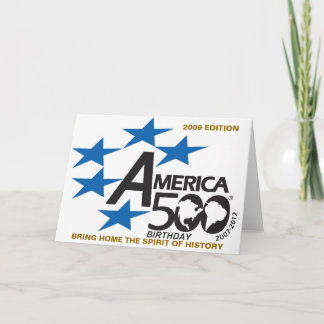 America500 Birthday 2009 Edition Bring Home The S Card