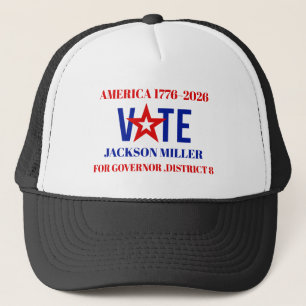 America 1776–2026 America Election 2026 Political Trucker Hat