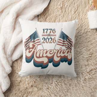 America 1776–2026, Patriotic, USA 250 Years Cushion
