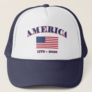 America 1776 / 2026 trucker hat
