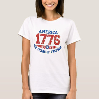 America 1776 250 Years of Freedom Distressed T-Shirt