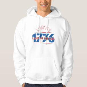 AMERICA 1776 LAND OF THE FREE HOODIE