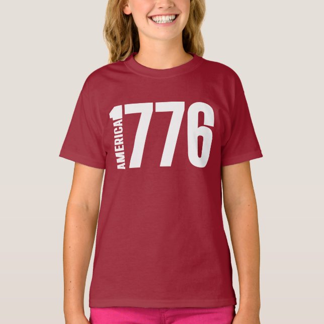 AMERICA 1776  T-Shirt (Front)