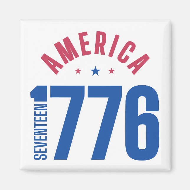 AMERICA 1776 year of freedom  Magnet (Front)