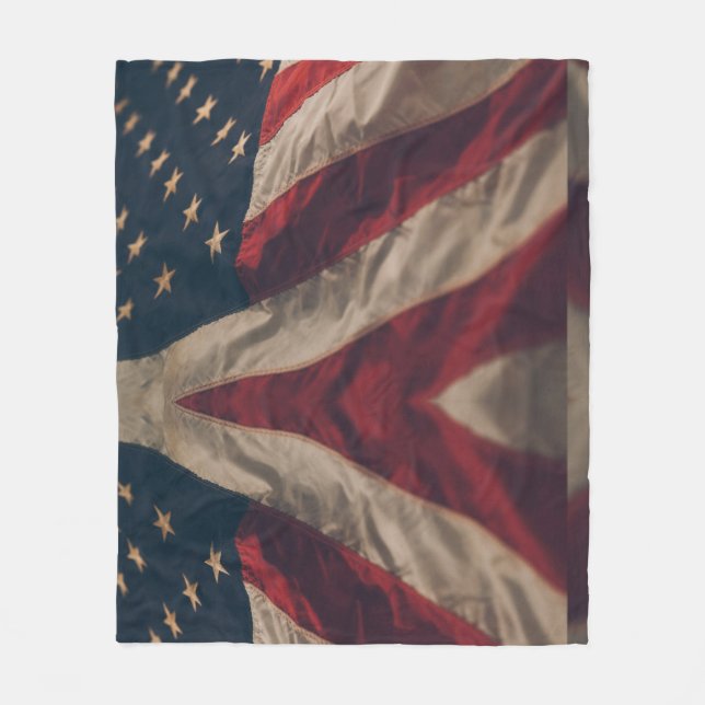 America 1 fleece blanket (Front)