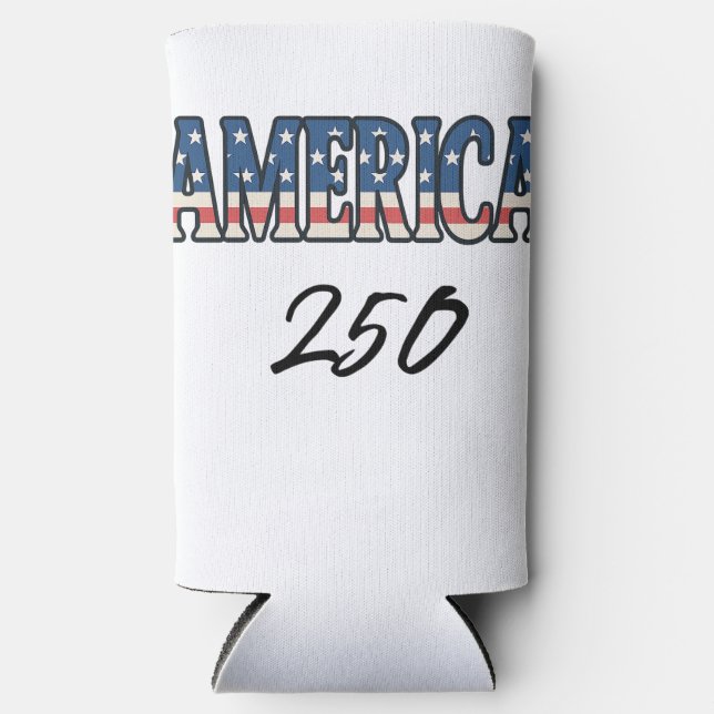 America 250 Anniversary Seltzer Can Cooler (Front)