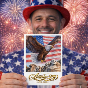  America 250 Anniversary USA Birthday Postcard