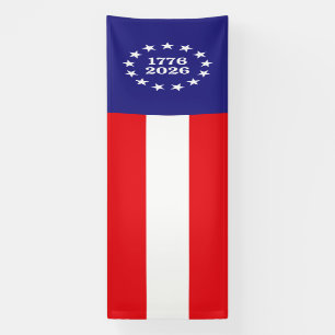 America 250 Betsy Ross Banner