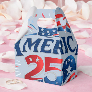America 250 Celebration 1776–2026 Anniversary  Favour Box