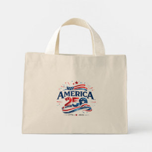 America 250 Celebration 1776–2026 Anniversary  Mini Tote Bag