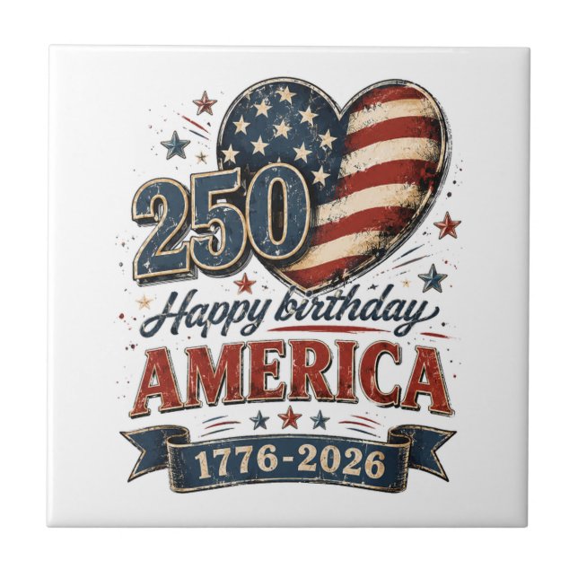 America 250 Celebration Tile (Front)