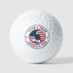 America 250 Commemorative Eagle Seal – 1776-2026 Golf Balls