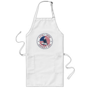 America 250 Commemorative Eagle Seal – 1776-2026 Long Apron