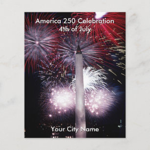 America 250 Community Fireworks WA Monument Flyer