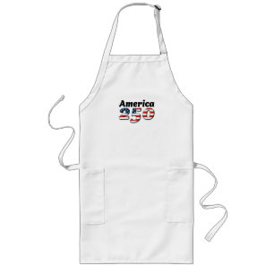 America 250 Design Long Apron
