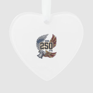 America 250 Eagle Wings 2026 Patriotic Design_1 Ornament