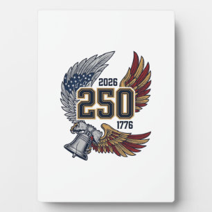 America 250 Eagle Wings 2026 Patriotic Design_1 Plaque