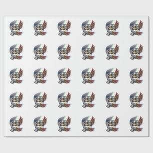 America 250 Eagle Wings 2026 Patriotic Design_1 Wrapping Paper