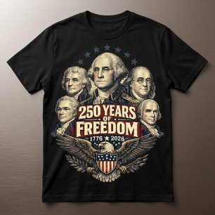 America 250 Founding Fathers T-Shirt