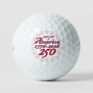 America 250 golf balls